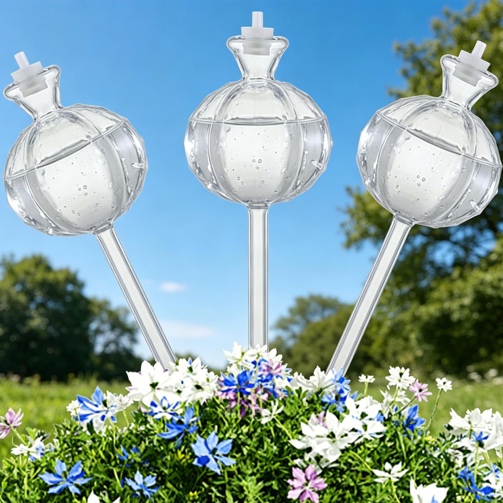 Plant Watering Globes Stakes 3 - Automatic Plant Waterer ulasan dan harga